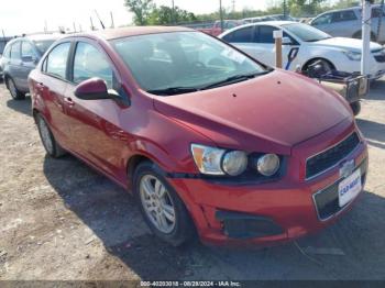  Salvage Chevrolet Sonic