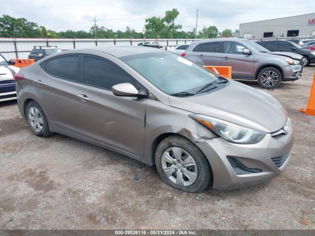  Salvage Hyundai ELANTRA