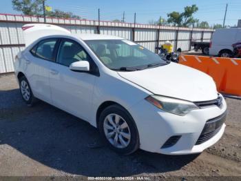  Salvage Toyota Corolla