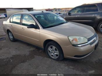  Salvage Chevrolet Malibu