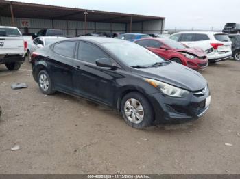  Salvage Hyundai ELANTRA