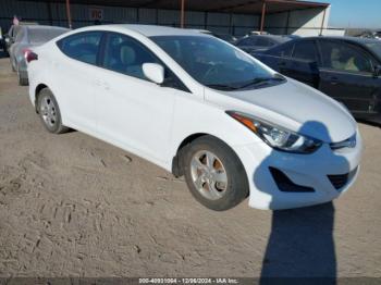  Salvage Hyundai ELANTRA