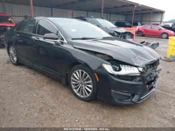  Salvage Lincoln MKZ