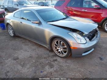  Salvage INFINITI G35