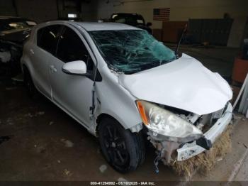  Salvage Toyota Prius c