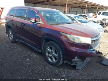  Salvage Toyota Highlander