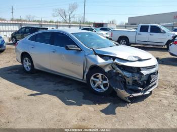  Salvage Chevrolet Malibu
