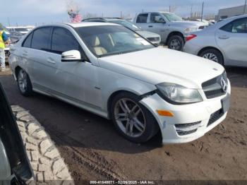  Salvage Mercedes-Benz C-Class