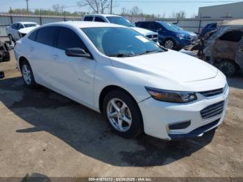  Salvage Chevrolet Malibu