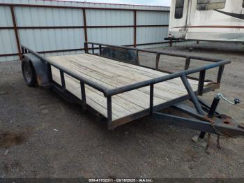  Salvage Trailer Flatbed