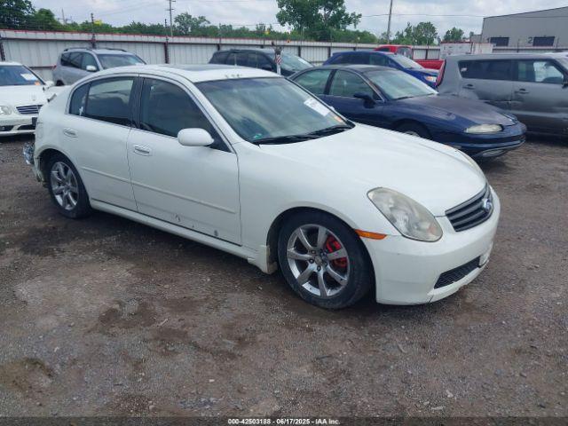  Salvage INFINITI G35x
