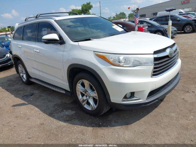  Salvage Toyota Highlander