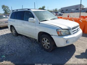  Salvage Toyota Highlander