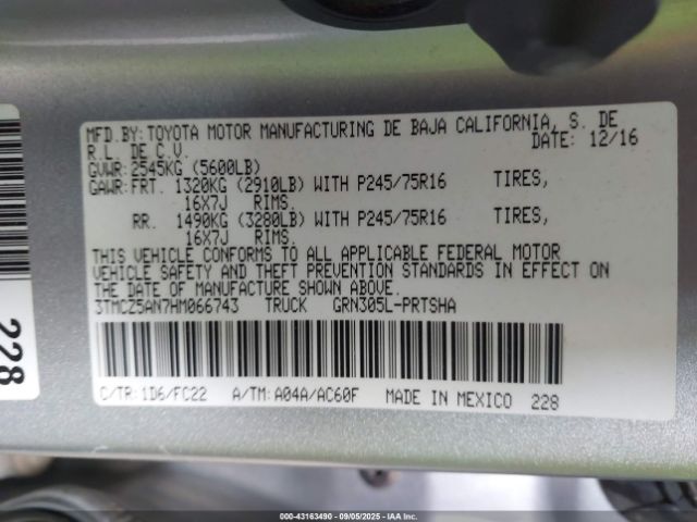 Toyota Tacoma Sr5 V6 Image 7