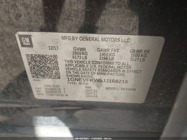 Chevrolet Traverse Ls Image 14