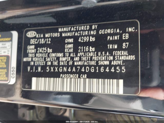 Kia Optima Ex Image 14