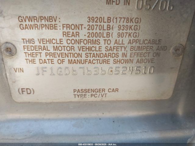 Subaru Impreza 2.5i Image 7