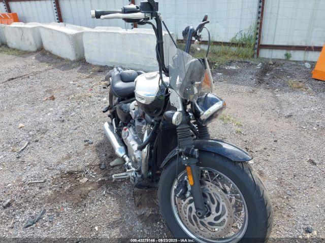  Salvage Triumph Motorcycle Bonneville