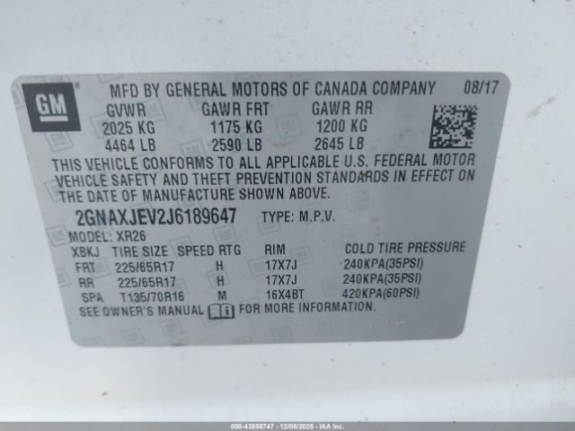 Chevrolet Equinox Lt Image 15