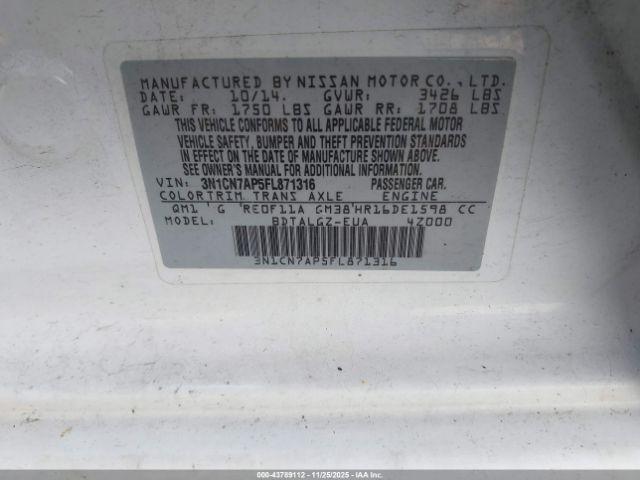 Nissan Versa 1.6 Sl Image 2