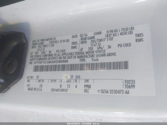 Ford F-150 Xl Image 3