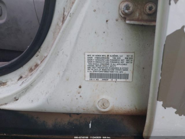 Honda Pilot Touring Image 9