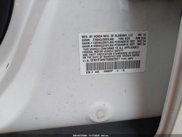 Honda Pilot Touring Image 10