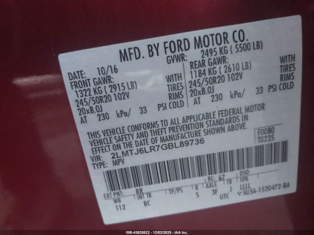 Lincoln MKX Reserve Image 5