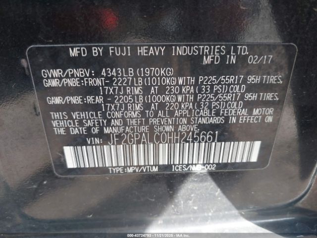 Subaru Crosstrek 2.0i Limited Image 14