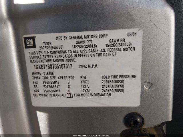 GMC Envoy XL Slt Image 6