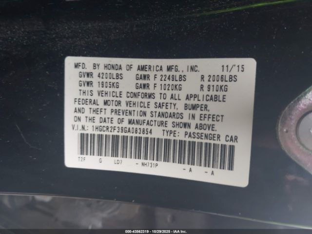 Honda Accord Lx Image 12