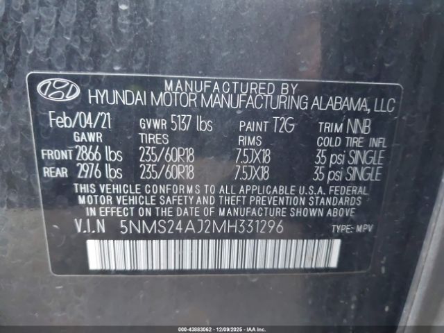 Hyundai SANTA FE Sel Image 4