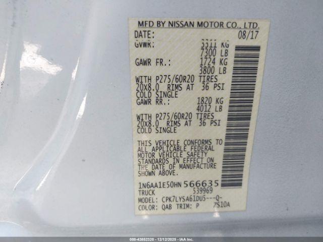 Nissan Titan Platinum Reserve Image 18