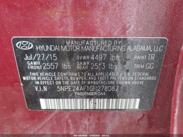 Hyundai SONATA Se Image 15