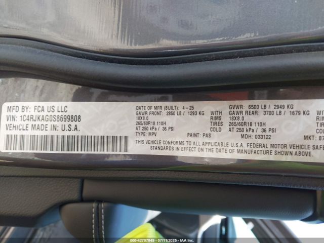 Jeep Grand Cherokee Altitude X 4x4 Image 16