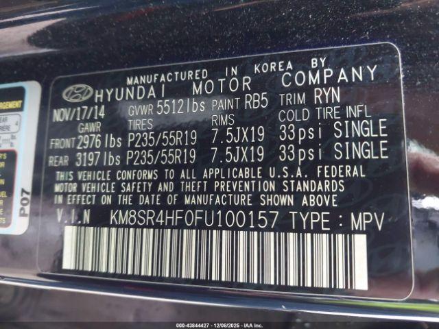 Hyundai SANTA FE Limited Image 4