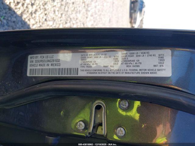 Ram 2500 Big Horn  4x4 6'4 Box Image 8