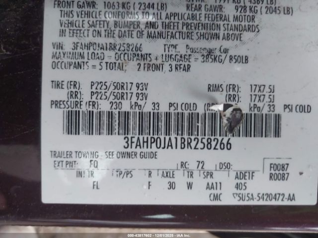 Ford Fusion Sel Image 2