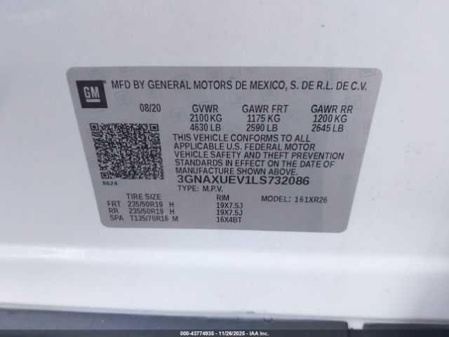 Chevrolet Equinox Awd Lt 1.5l Turbo Image 3