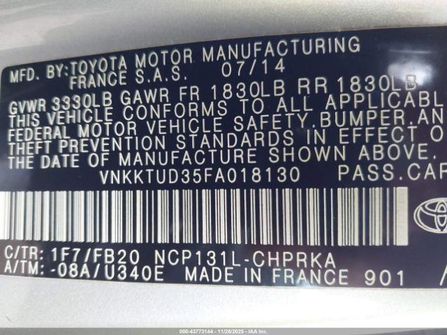 Toyota Yaris Le Image 5